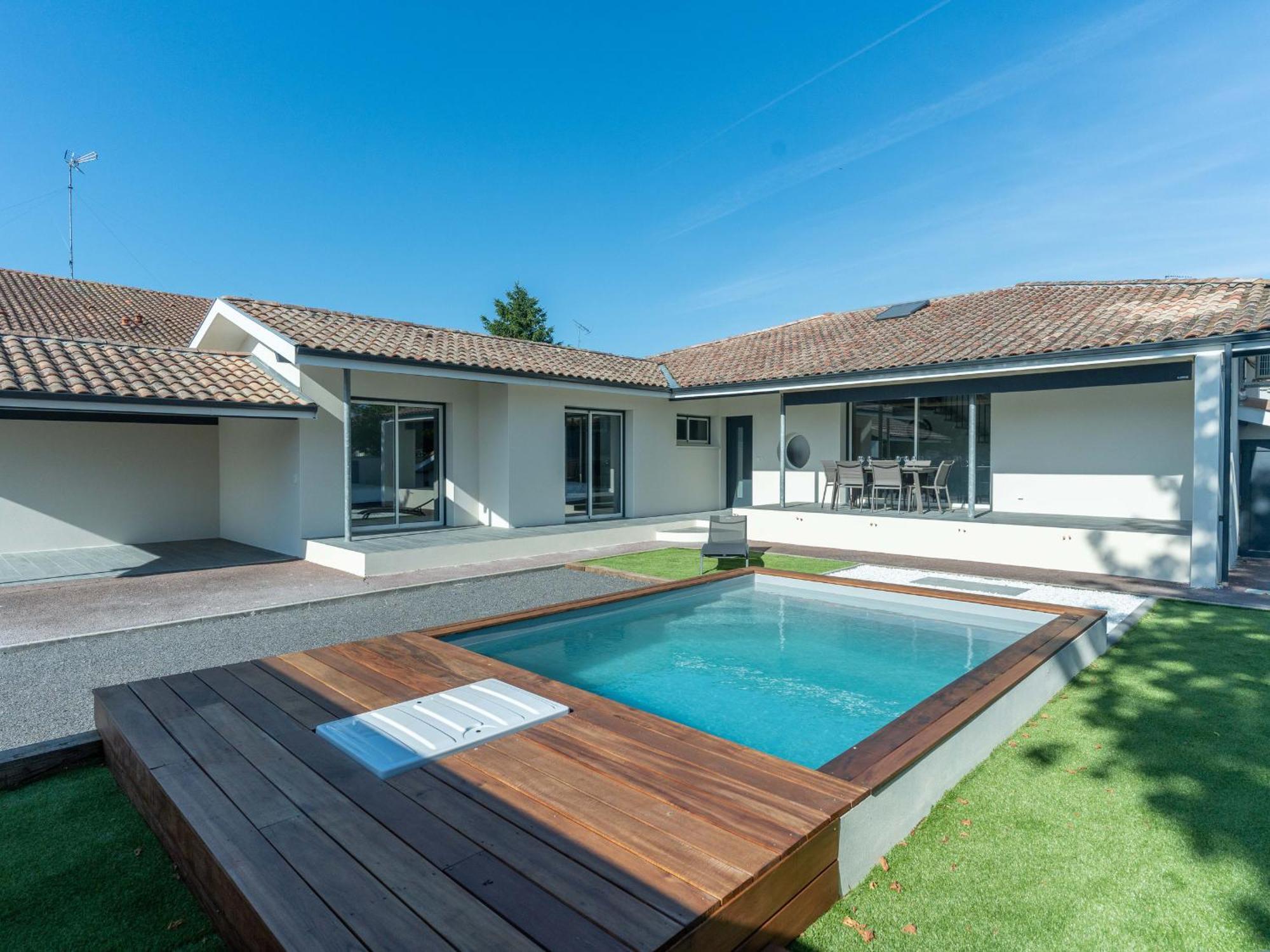 Maison Renovee, Climatisee, Piscine, Parentis En Born - Proche Centre Et Plage - Fr-1-319-561 Villa Exterior photo