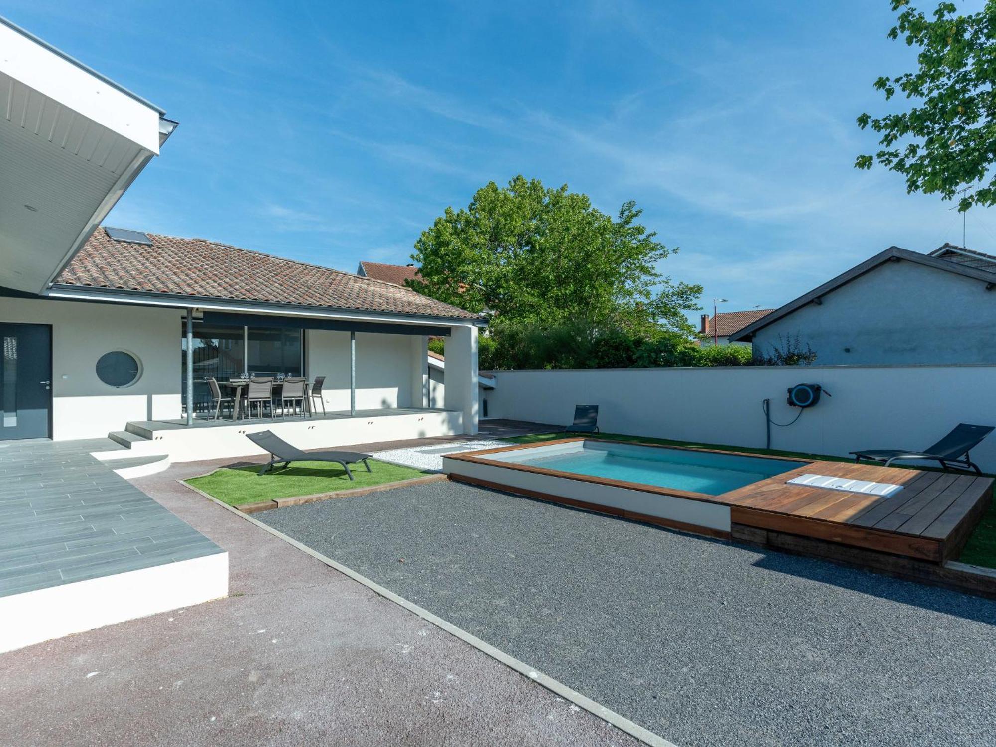 Maison Renovee, Climatisee, Piscine, Parentis En Born - Proche Centre Et Plage - Fr-1-319-561 Villa Exterior photo